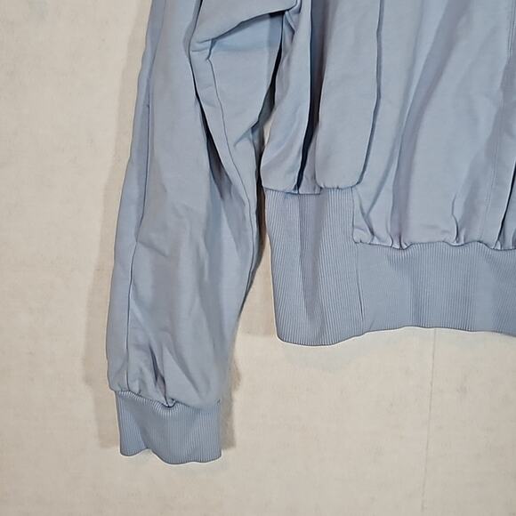 NWOT 3.1 Phillip Lim Raglan French Terry Sweatshirt Light Blue - Picture 2 of 7